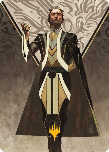 Ral Zarek, Guest Lecturer Art Card (Gold-Stamped Planeswalker Symbol) [Secrets of Strixhaven Art Series]