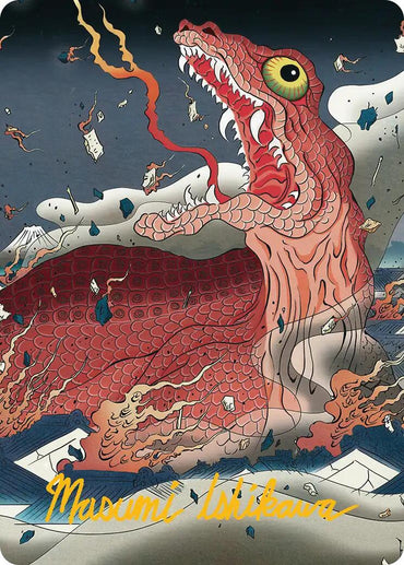 Subterranean Tremors Art Card (Gold-Stamped Signature) [Secrets of Strixhaven Art Series]