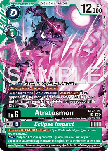 Atratusmon // Eclipse Impact [ST23-09] [Starter Deck: Beatbreak]