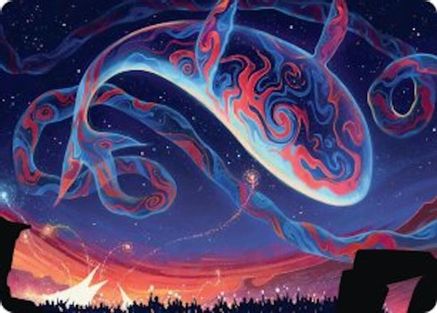 Spectacular Skywhale Art Card [Secrets of Strixhaven Art Series]
