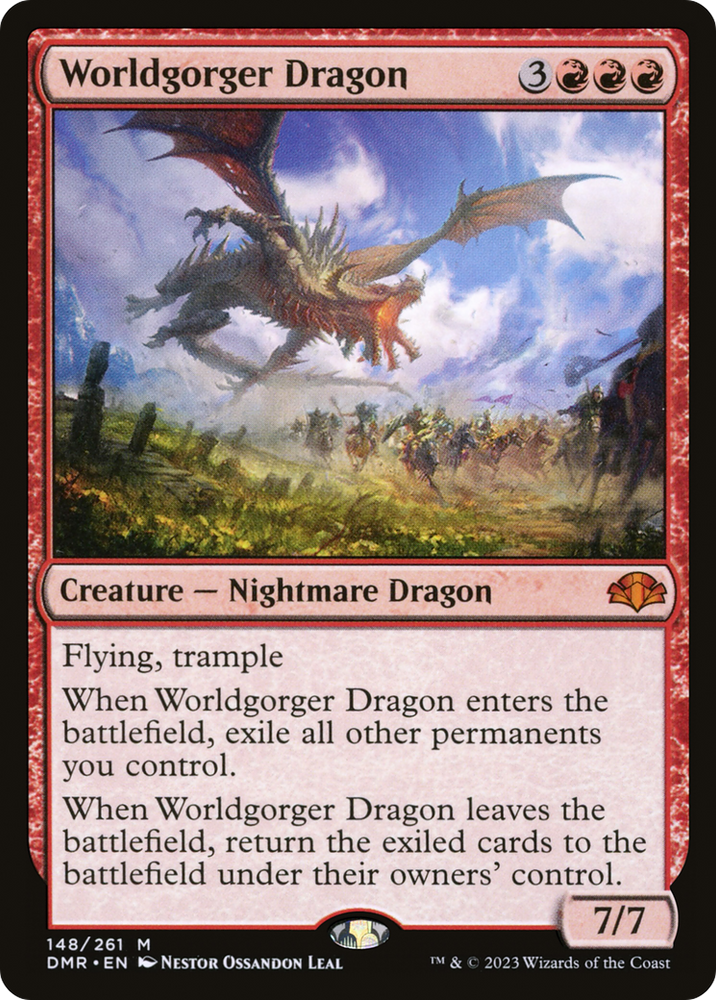 Worldgorger Dragon [Dominaria Remastered] 