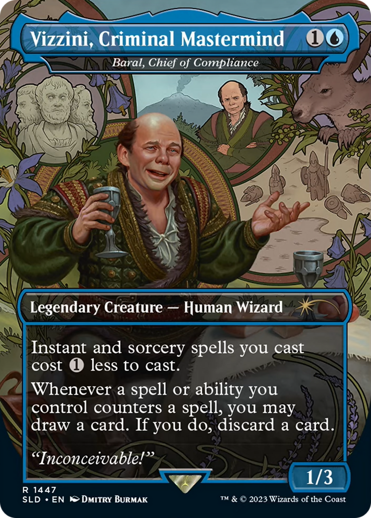 Vizzini, Criminal Mastermind - Baral, Chief of Compliance [Secret Lair Drop Series] 