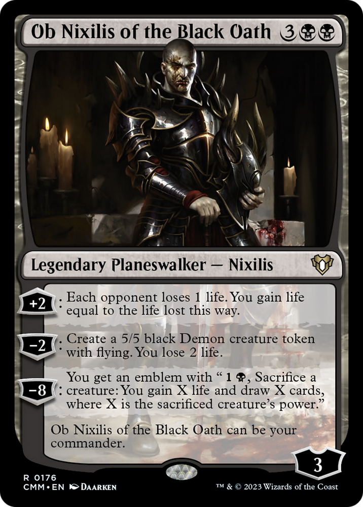 Ob Nixilis of the Black Oath [Commander Masters] 