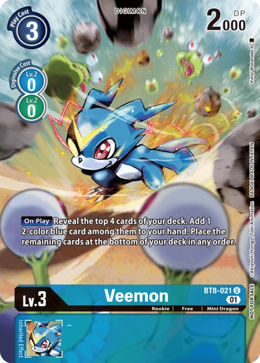 Veemon [BT8-021] (Dimensional Phase Pre-Release Pack) [New Awakening Promos] 