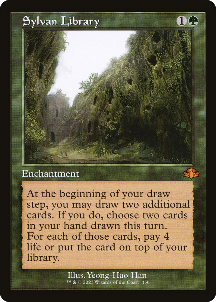 Sylvan Library (Retro) [Dominaria Remastered] 