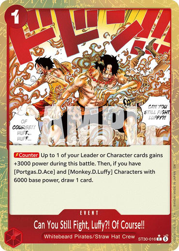 Can You Still Fight, Luffy?! Of Course!! (Parallel) [Starter Deck EX: Gear 5]