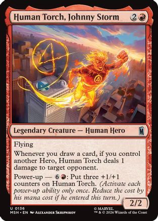 Human Torch, Johnny Storm [Marvel Super Heroes]