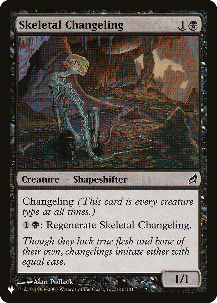 Skeletal Changeling [The List Reprints] 