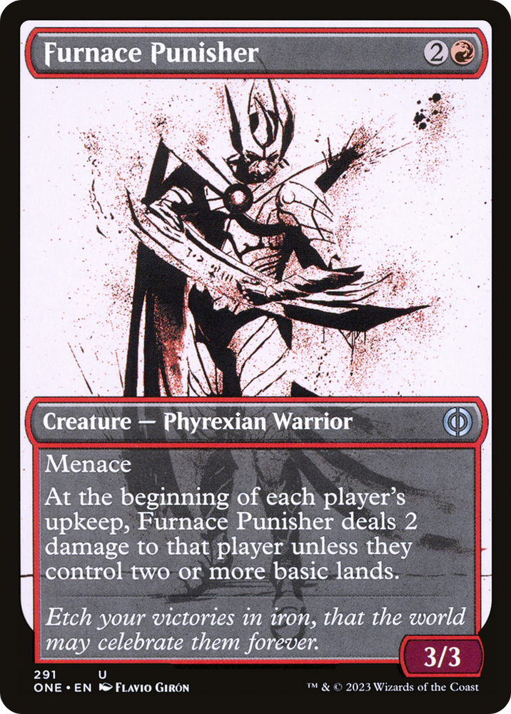 Furnace Punisher (Showcase Ichor) [Phyrexia: All Will Be One]