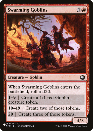 Swarming Goblins [The List Reprints] 