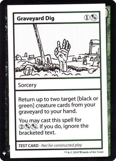 Graveyard Dig [Mystery Booster Playtest Cards] 