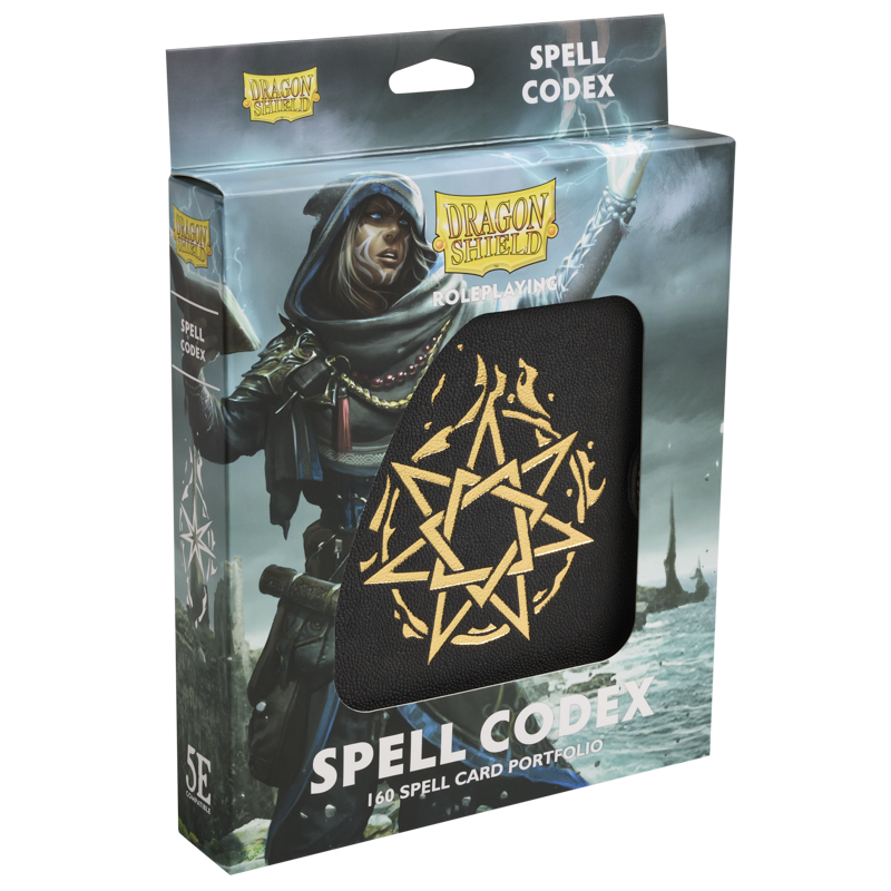 Dragon Shield: Spell Codex - Black (160 Slots) 