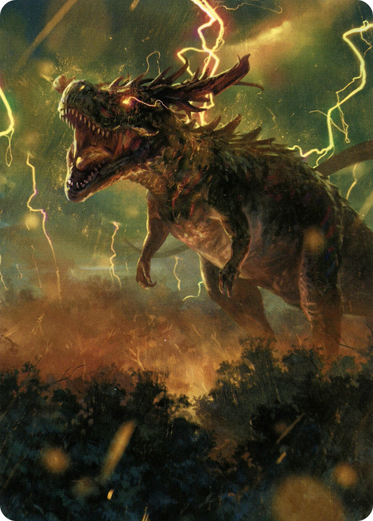 Thrasta, Tempest's Roar Art Card (42) [Modern Horizons 2 Art Series] 