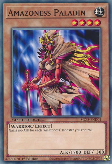 Amazoness Paladin [SGX3-END04] Common 