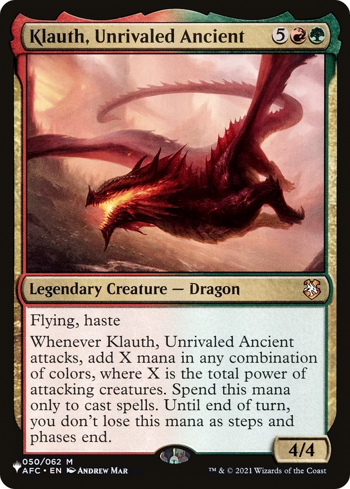 Klauth, Unrivaled Ancient [The List Reprints] 