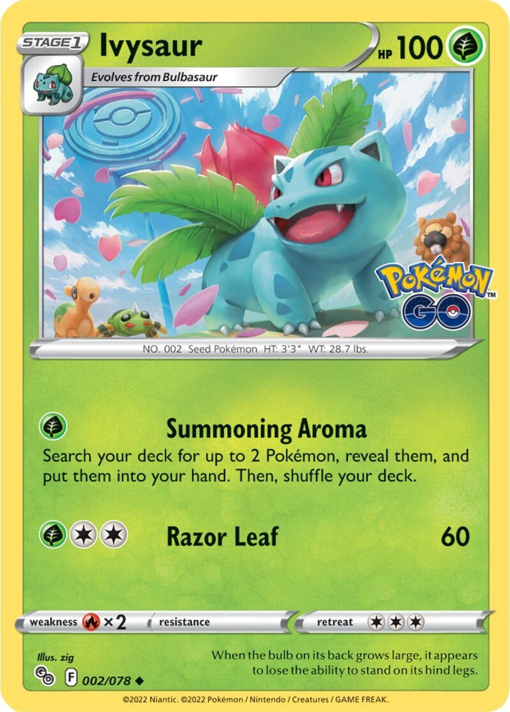Ivysaur (002/078) [Pokémon GO] 