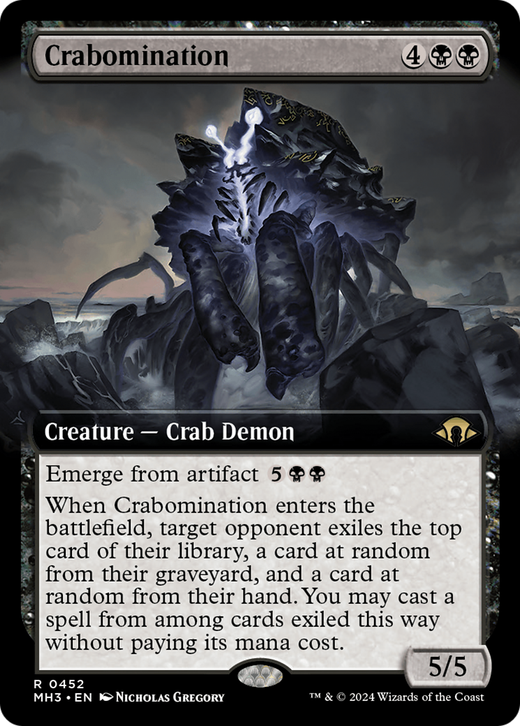 Crabomination (Extended Art) [Modern Horizons 3] 