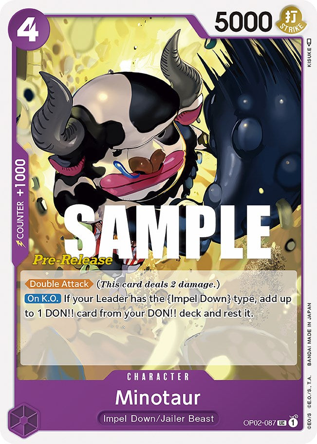 Minotaur [Paramount War Pre-Release Cards] 