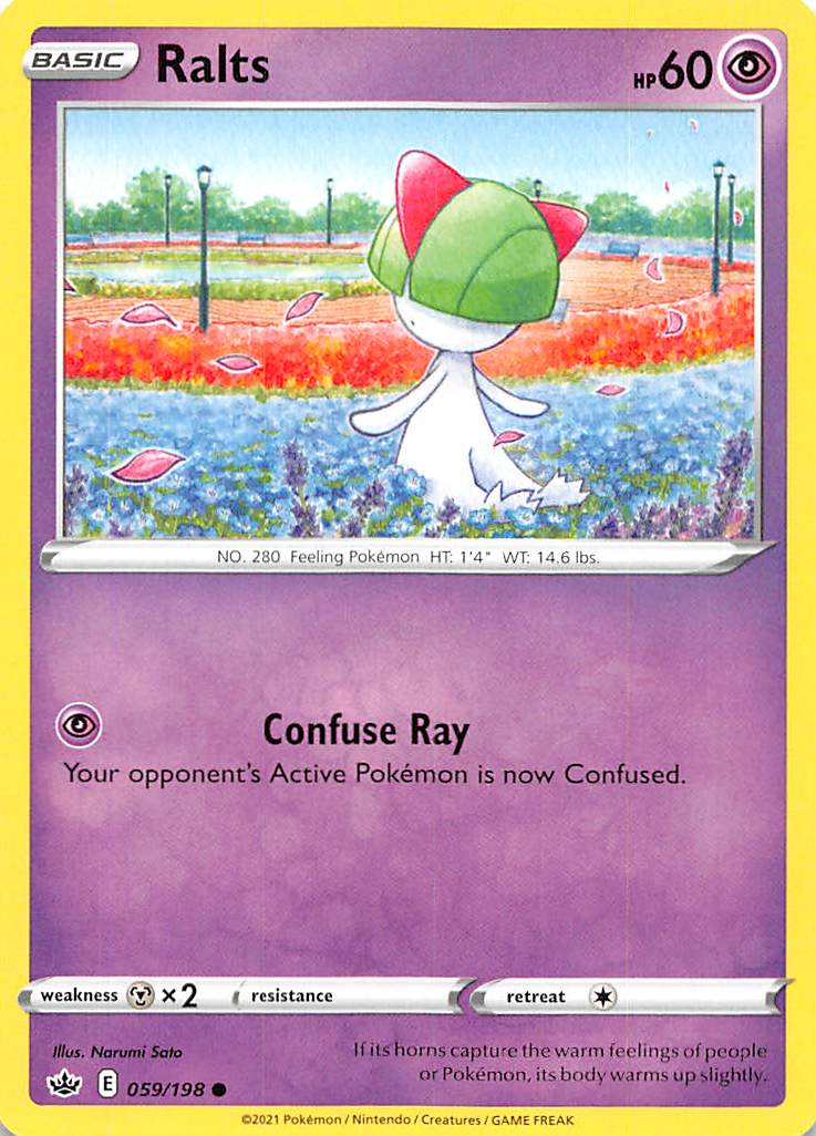 Ralts (059/198) [Sword & Shield: Chilling Reign] 