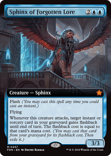 Sphinx of Forgotten Lore (Extended Art) [Foundations] 