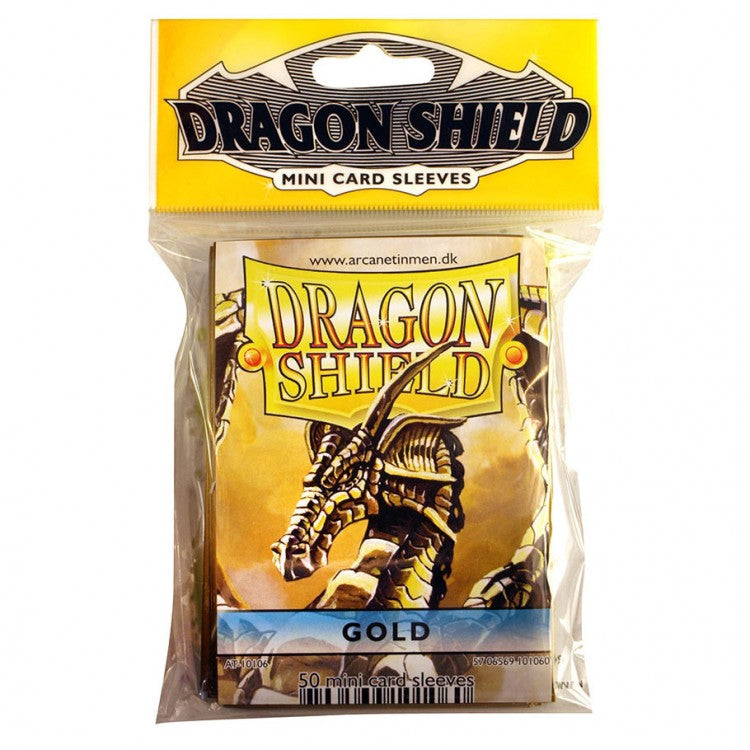 Dragon Shield: Japanese Size 50ct Sleeves - Gold (Classic)