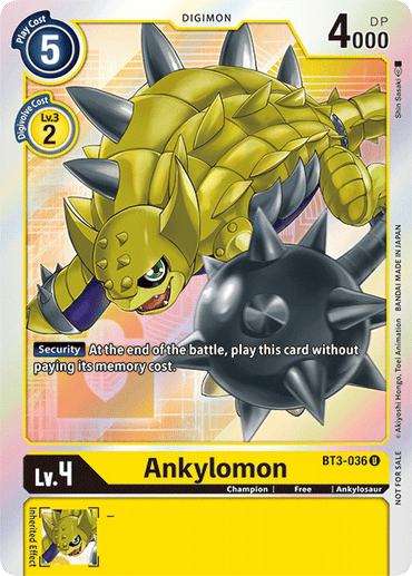 Ankylomon [BT3-036] (Buy-A-Box Promo) [Release Special Booster Ver.1.5 Promos] 