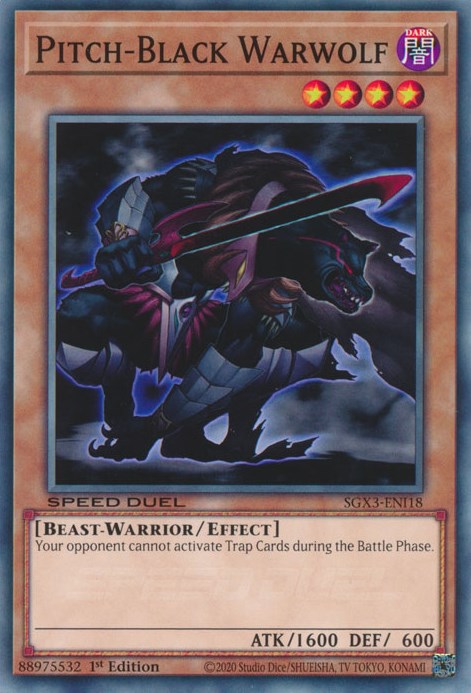 Pitch-Black Warwolf [SGX3-ENI18] Common 