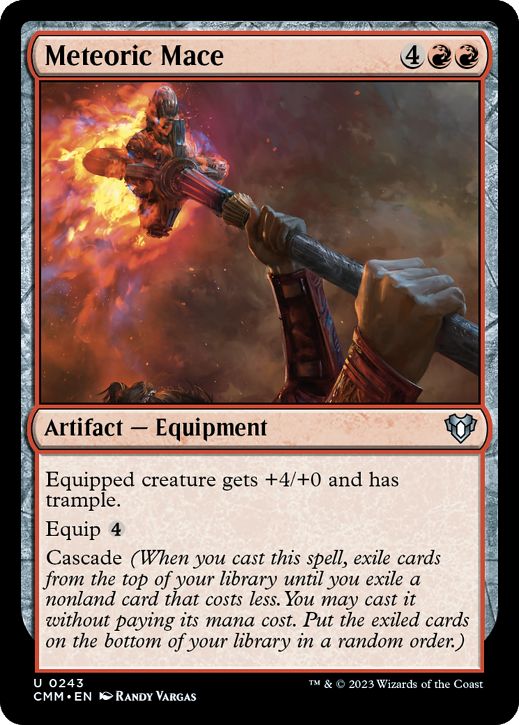 Meteoric Mace [Commander Masters] 