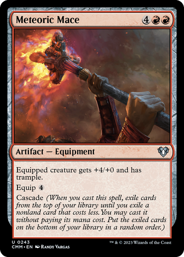 Meteoric Mace [Commander Masters] 