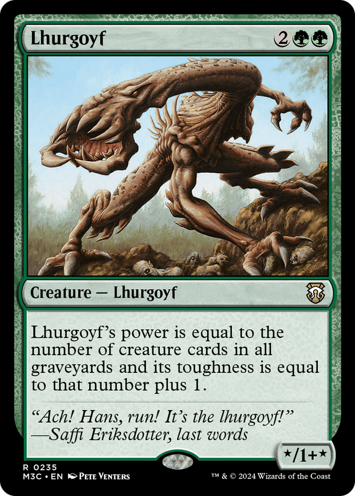 Lhurgoyf [Modern Horizons 3 Commander] 