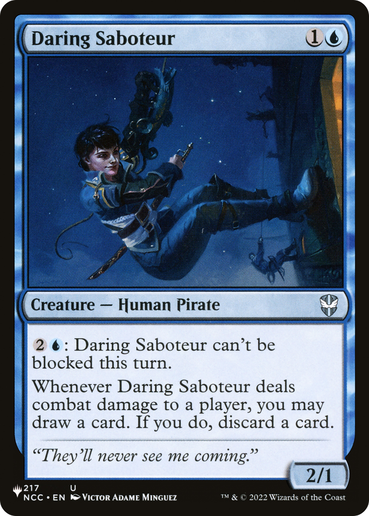 Daring Saboteur [The List Reprints] 