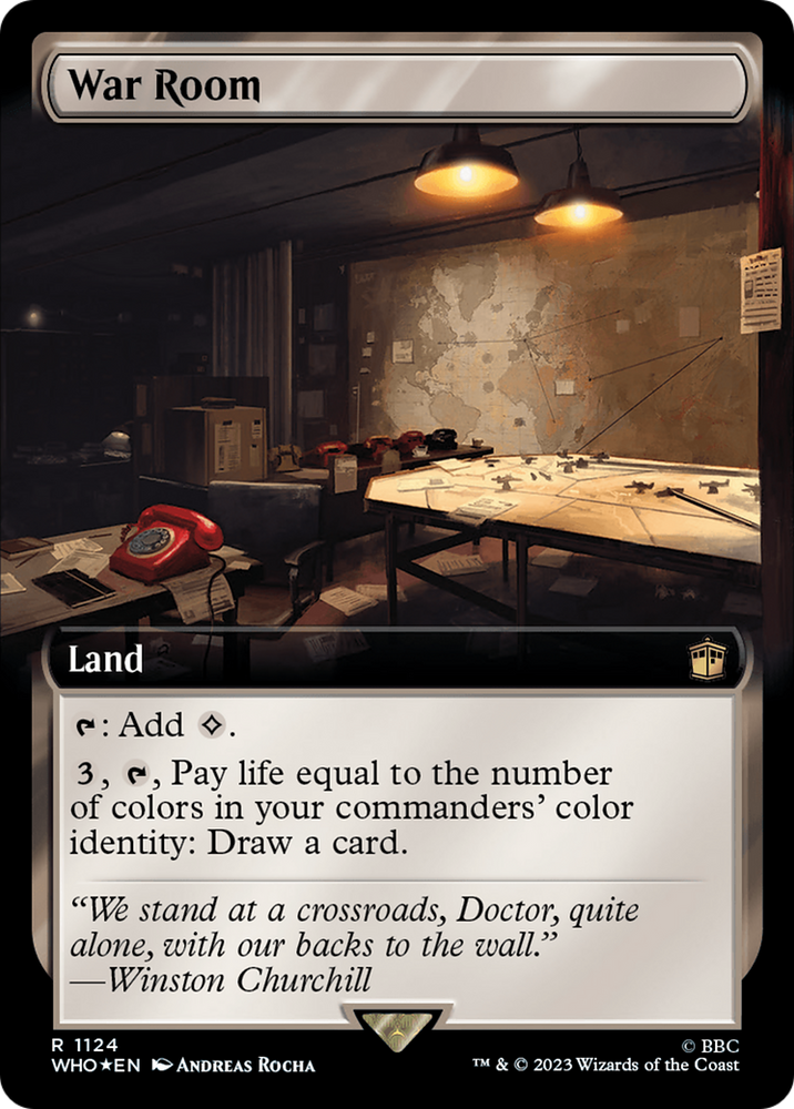 War Room (Extended Art) (Surge Foil) [Doctor Who] 