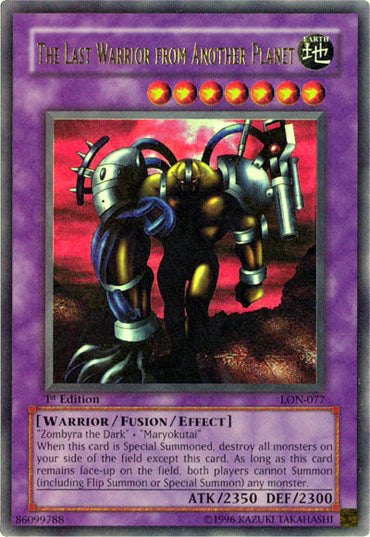 The Last Warrior from Another Planet [LON-077] Ultra Rare 
