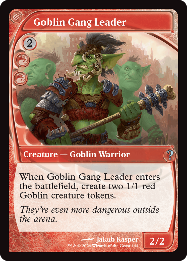 Goblin Gang Leader (Future Sight) [Mystery Booster 2] 