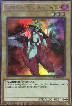 Elemental HERO Burstinatrix [LART-EN041] Ultra Rare 