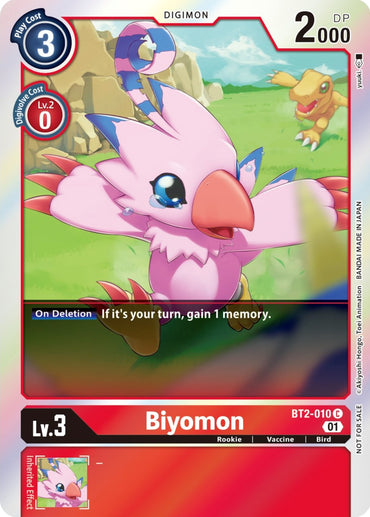 Biyomon [BT2-010] (ST-11 Special Entry Pack) [Release Special Booster Promos] 