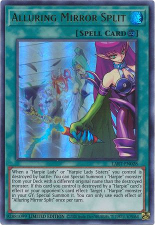 Alluring Mirror Split [LART-EN028] Ultra Rare 