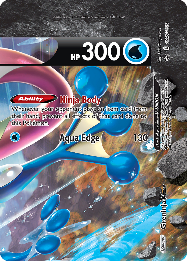 Greninja V-Union (SWSH156) [Sword &amp; Shield: Black Star Promos] 