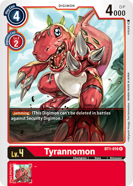 Tyrannomon [BT1-016] [Release Special Booster Ver.1.0] 