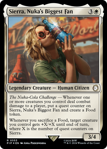 Sierra, Nuka's Biggest Fan (Surge Foil) [Fallout] 