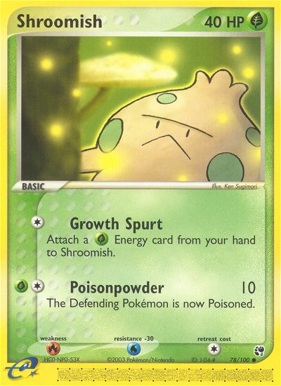 Shroomish (78/100) [EX: Sandstorm] 