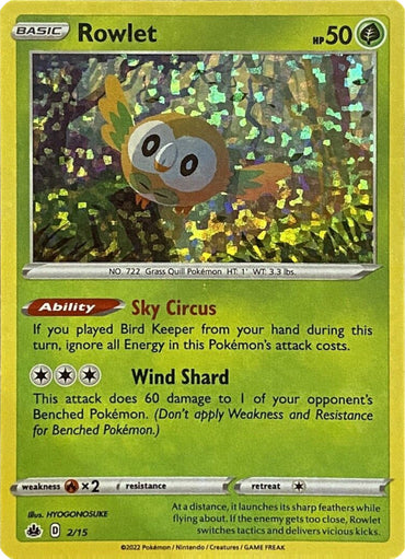 Rowlet (2/15) [McDonald's Promos: Match Battle] 