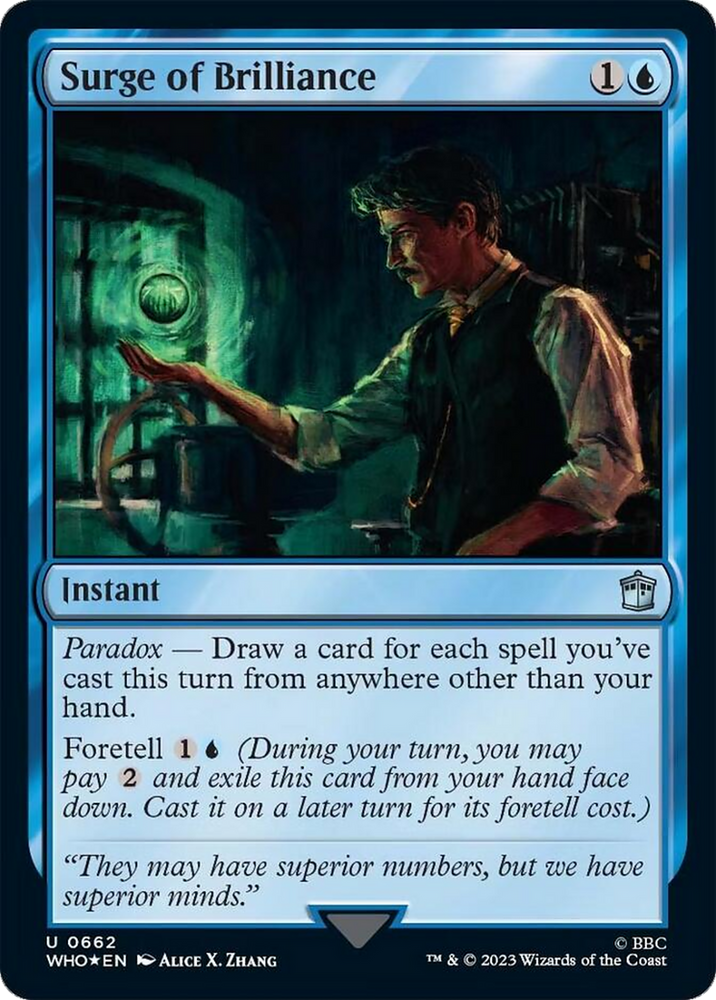 Surge of Brilliance (Surge Foil) [Doctor Who] 