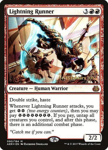 Lightning Runner [Aether Revolt Prerelease Promos] 