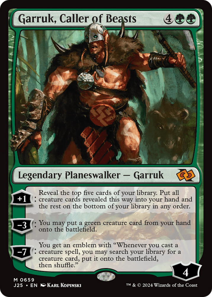 Garruk, Caller of Beasts [Foundations Jumpstart] 