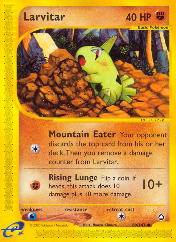 Larvitar (89/147) [Aquapolis] 