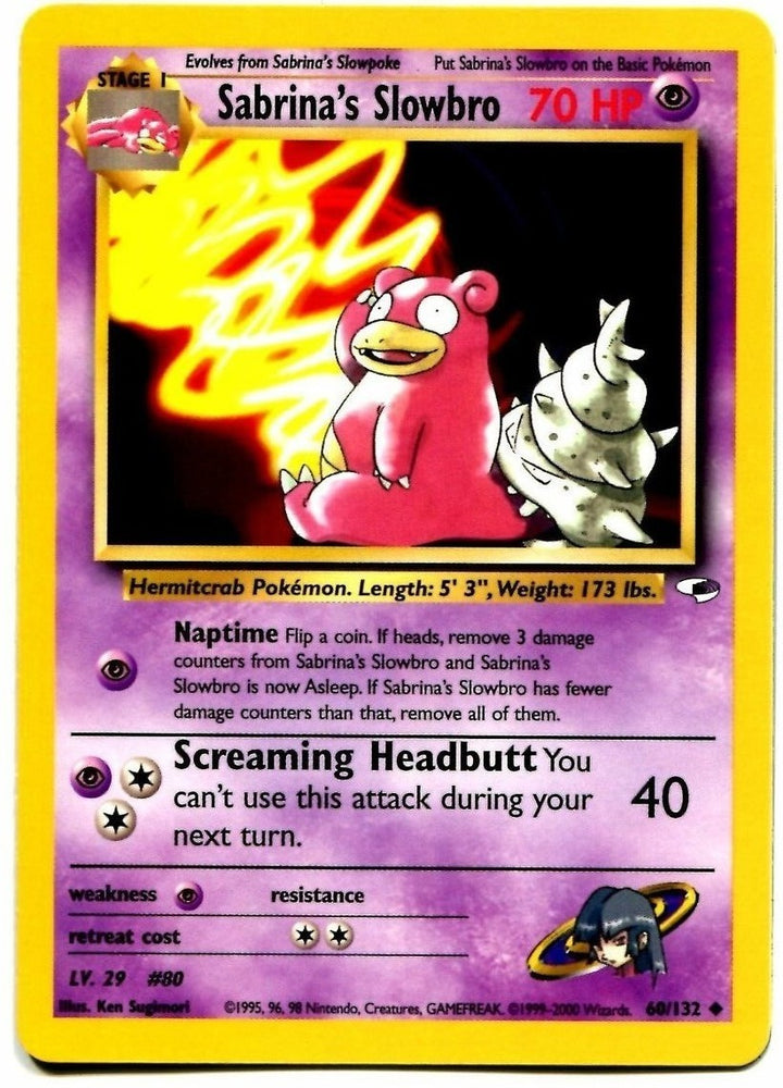 Sabrina's Slowbro (60/132) [Gym Heroes Unlimited] 