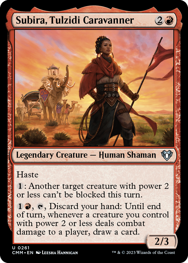 Subira, Tulzidi Caravanner [Commander Masters] 