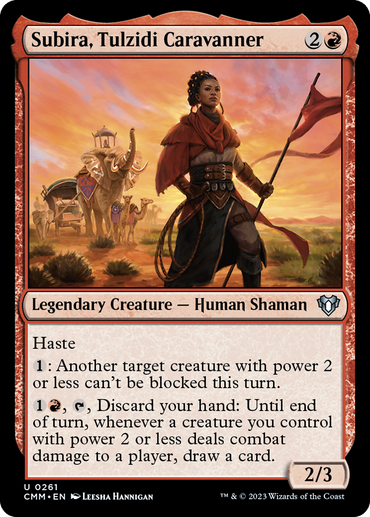 Subira, Tulzidi Caravanner [Commander Masters] 