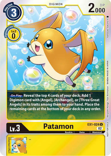 Patamon [EX1-024] (Official Tournament Pack Vol.8) [Classic Collection Promos] 